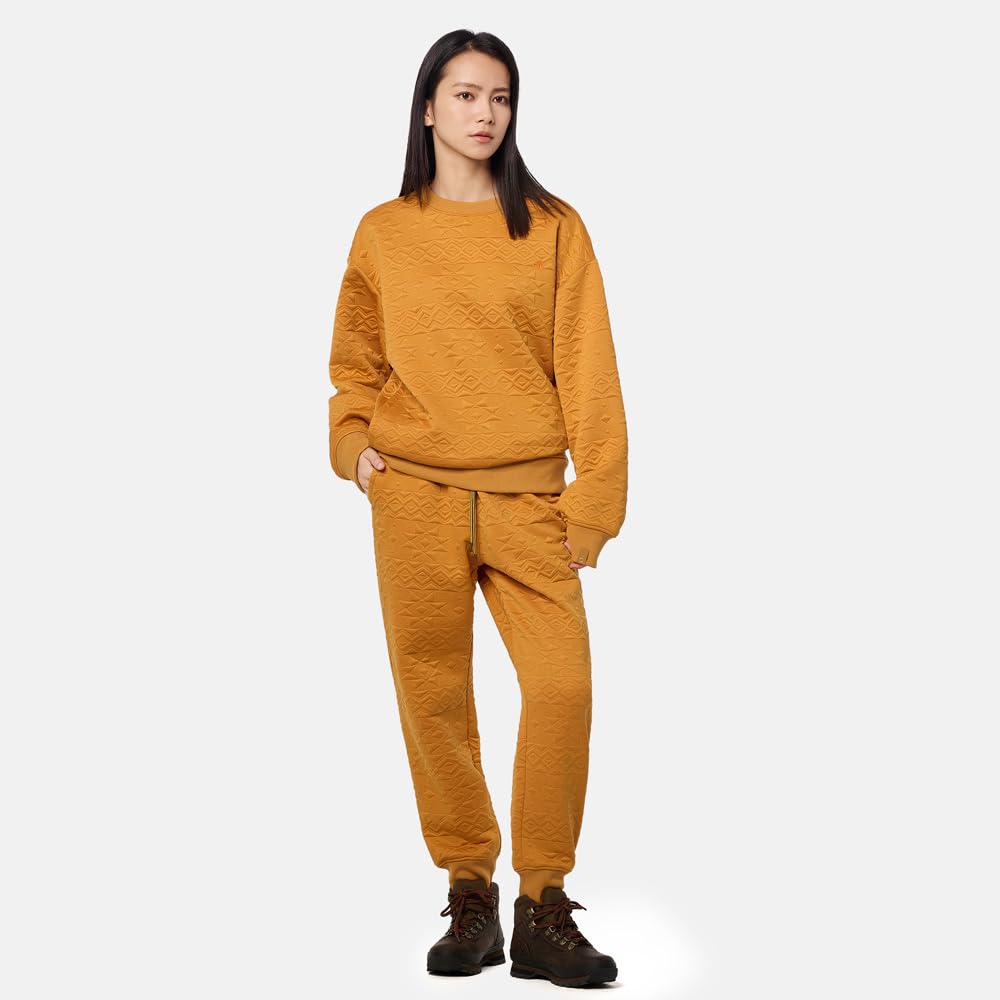 Timberland TOKYO DESIGN COLLECTIVE Jacquard-Sweathose, Unisex, Erwachsene, Fichtengelb, Größe M, TB0A6G3Y7631