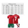 2024/2025 Portugal Kids Soccer Jersey Set Euro Cup Ronaldo Fan T-Shirt ANUTETOUNI®