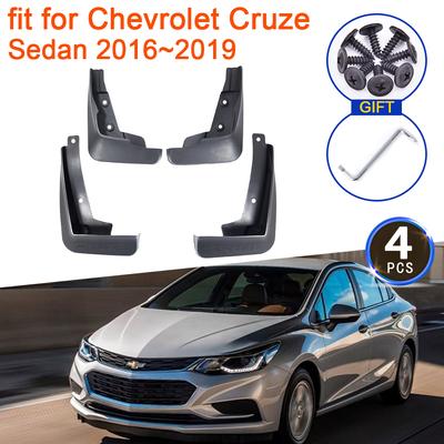 Mud Flaps for Chevrolet Cruze Sedan 2016 2017 2018  Splash Guards Flap Mudguards Fender Front Rear Wheels 4x Car