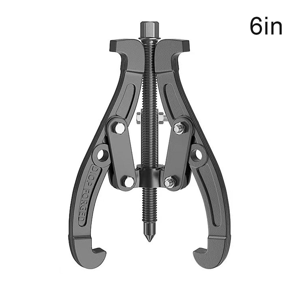 3/4/6Inch Three-Jaw Gear Puller Reversible Pulley Remover Tool Bearing Flywheel Removal Kit Heavy Duty Professional Grade