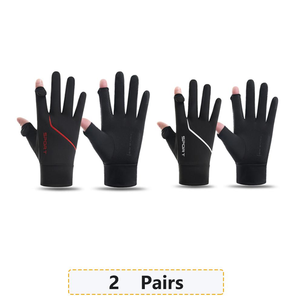 Mănuși de mătase de gheață cu protecție UV pentru degetul întreg, mănuși antiderapante cu ecran tactil, mănuși de vară respirabile pentru exterior, pentru conducere, ciclism