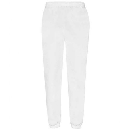 Calças de jogging masculinas clássicas com bainha elástica Fruit of the Loom L cinzento