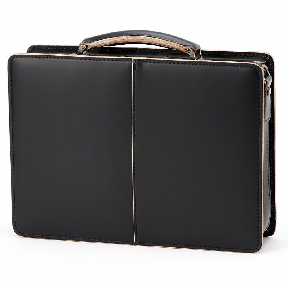 LuggageAOKI Aoki Bag Kotan Business Briefcase S Size Made in Japan Genuine Leather Black [Complex Gardens] 3685-10