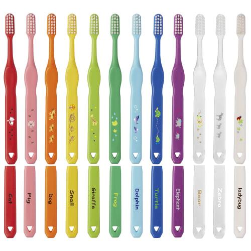 

L APIS: Happy Color Children s Toothbrush, 11 Colors, 12 Pencils, Animal Design, Recommended for Elementary School Students, Gift, Made in Japan, Juni
