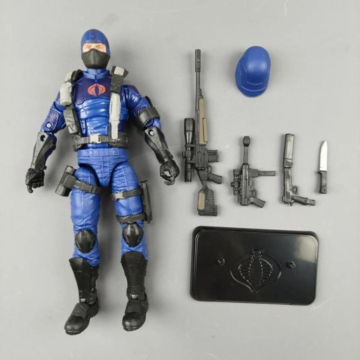 Latest Popular In Stock 6 Inch G.I. Joe Gi Joe Classified Serie Retro Snake Eyes Cardback Cobra Trooper Mobile Action Figurine Model Present