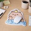 Soft Cartoon Mouse Pad Capybara Printed Keyboard Pad Cute Wristband Mouse Mat  Desktop Accessories