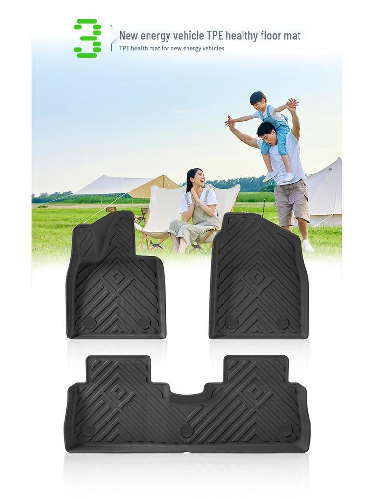 Custom TPE Floor, Trunk, and Seat Back Mats for 2023 Changan Qiyuan A07