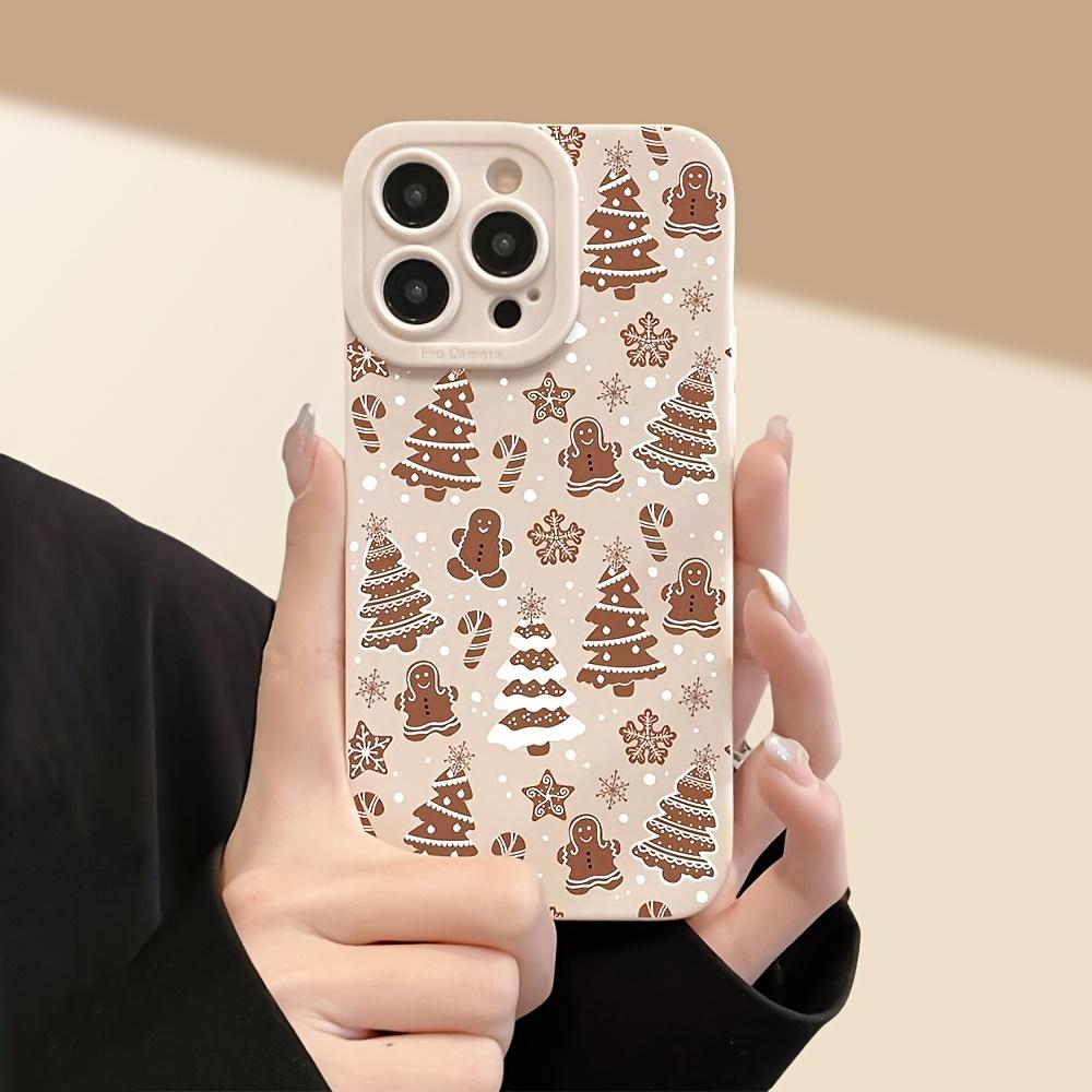 Christmas Tree Christmas Elements Print TPU Phone Case for iPhone 16 15 14 13 12 11 XS XR X 8 7 Mini Plus Pro Max Phone Case Best for Christmas