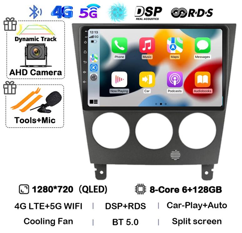 Android 14 Carplay Auto 4G Wifi For Subaru Impreza GD GG 2002 - 2007 Car Radio Multimedia Player GPS 360 Camera Stereo Head Unit