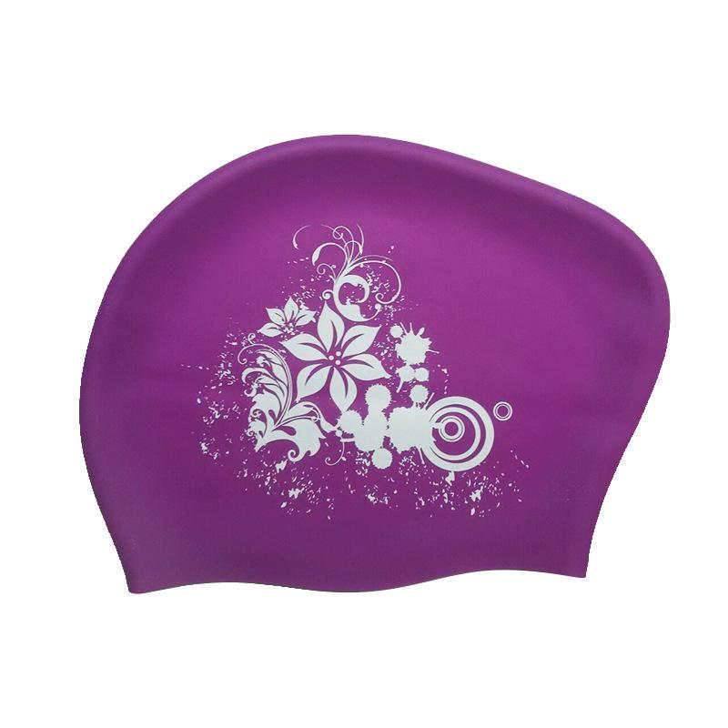 Enlarged Swimming Cap Elastic Safe Swimming Hat New Silicone Swimming Hat