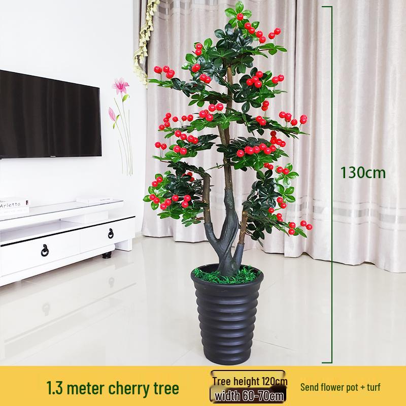 Large Artificial Money Tree Decorative Indoor Plant - Fake Green Bonsai for Living Room Floor