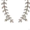 Leaf Earrings Crystals s (in Different Colors)