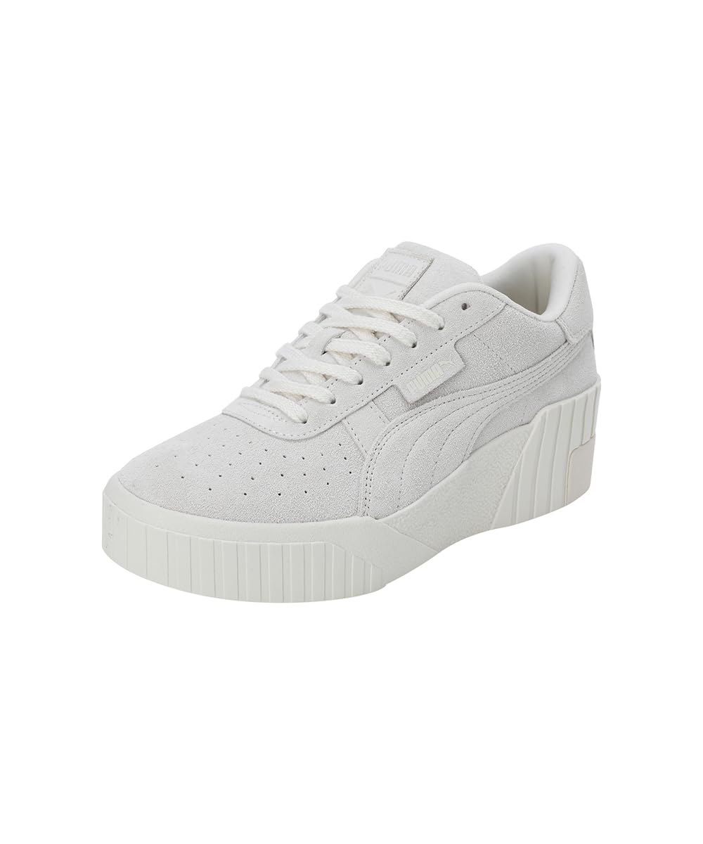

Кроссовки PUMA CALI на танкетке, однотонные, женские, 385248, Весна/Лето 2022, Pristine/Marshmallow, 24.5см
