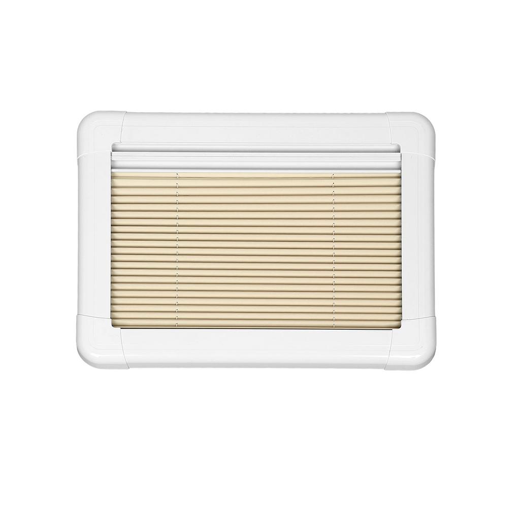 RV Push Out Window 500mm 350mm with Screen Sunshade Acrylic Glass 75° Opening Angle Anti UV for Trai