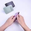 Short Ultra Thin Card Case Female Mini Multi-Card Fashion Bank Card Credit Card Holder Wallet Simple Pu Leather Card Holder