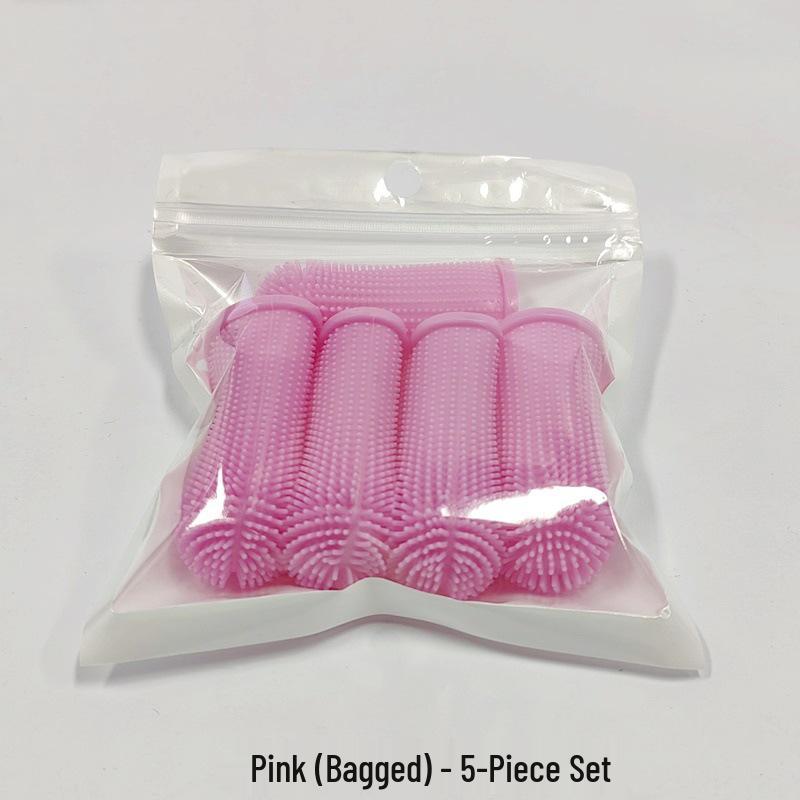 Pet Finger Toothbrush for Cats and Dogs - Anti-Tartar Oral Cleaning Tool