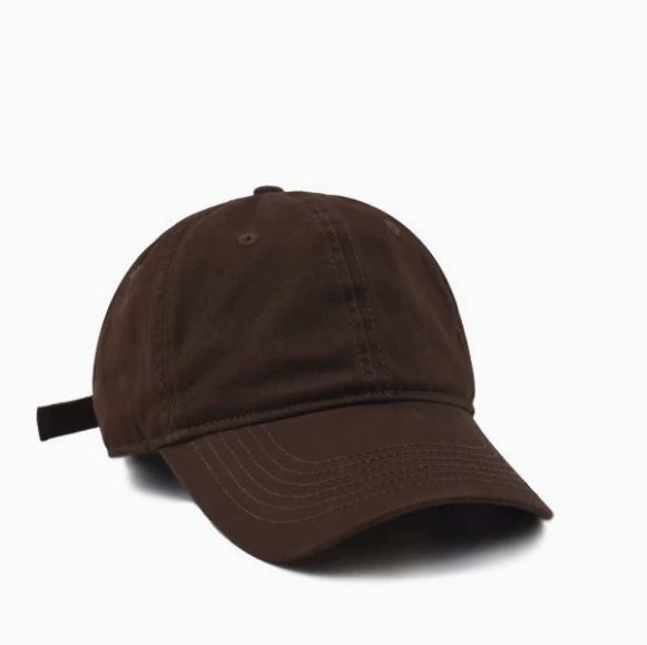 Retro Solid Color Soft Top Hip Hop Baseball Cap Unisex Outdoor Versatile Sun Protection Anti-UV Hat for All Seasons