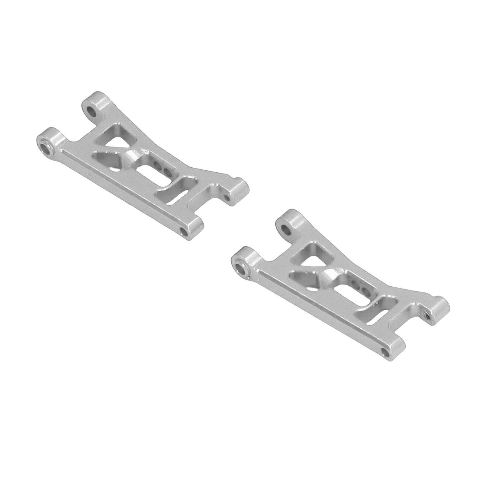 

2PCS Front Lower Suspension Arms Set Alloy RC Front Lower Arm Replacement for 1 24 RC Car Upgrade Parts Red Silver срібний