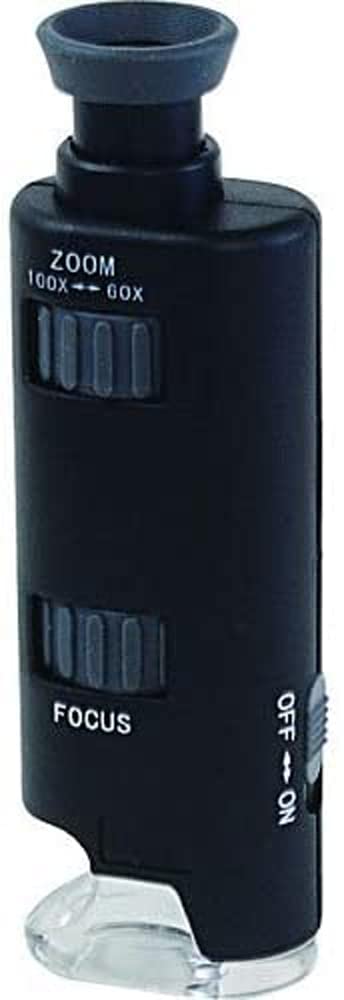 

MAFYLASS Investigative Series Pocket Microscope with LED Light (Black/Gray) LP-33G чорний