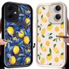 Blue Leaf Lemon Case for Xiaomi Redmi Note 14 13 12 Turbo 11S 4G 11 10 Pro Plus 9 14C 13C 12C 9C A2 A1 Soft Silicone Cover Funda