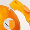 Orange Peeler, Plastic Orange Peeler, Simple Lemon Peeler, Grapefruit Peeler, Creative Cutter, Orange Peeler Tool with Folding Handle