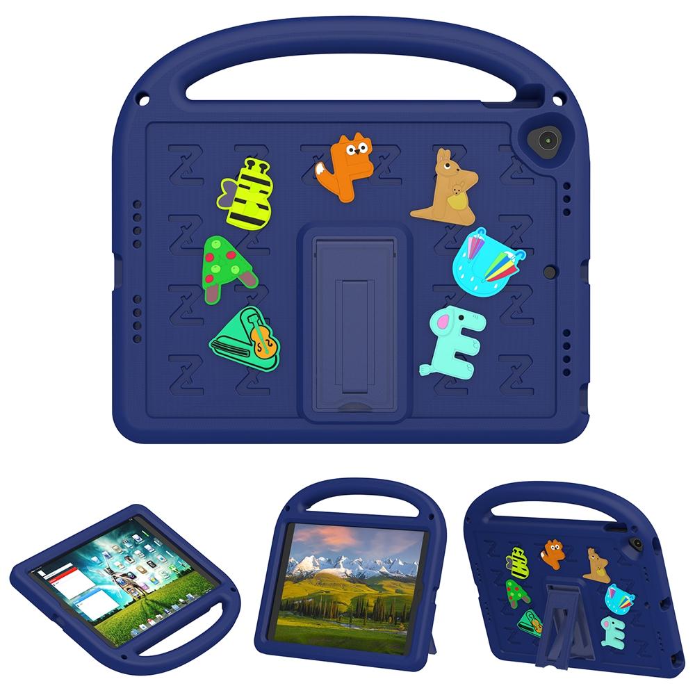 For Apple iPad 10.2 2019 2020 2021 7th 8th 9th Gen A2197 A2270 A2602 Case Kids Safe Cartoon Letter Portable EVA Shockproof Stand Tablet Cover