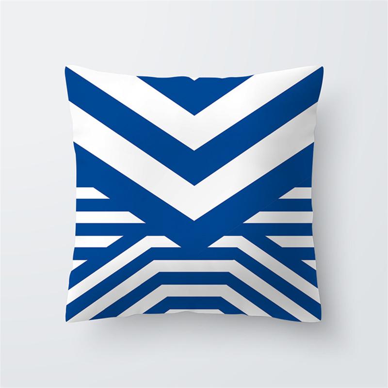 Blue Ocean Starfish Animal Print Pattern Cushion Cover for Home Living Room Sofa Bedroom Decoration Throw Pillow Cover