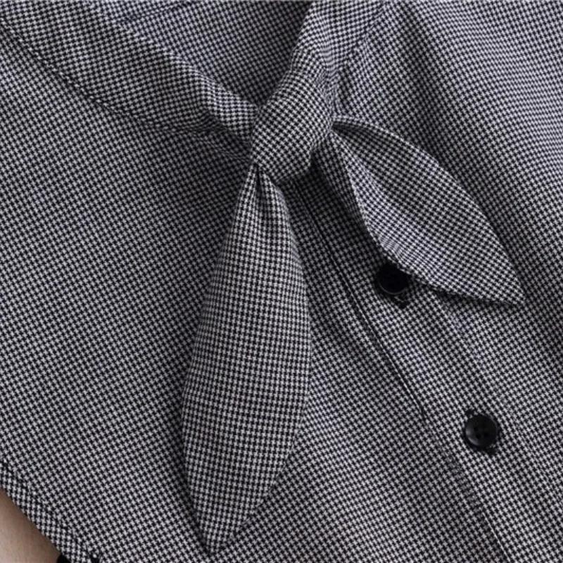 Cotton Lace Fake Collar Female Shirt Detachable Collar Women's shirt False Tie Lapel Blouse Top Nep Kraagie