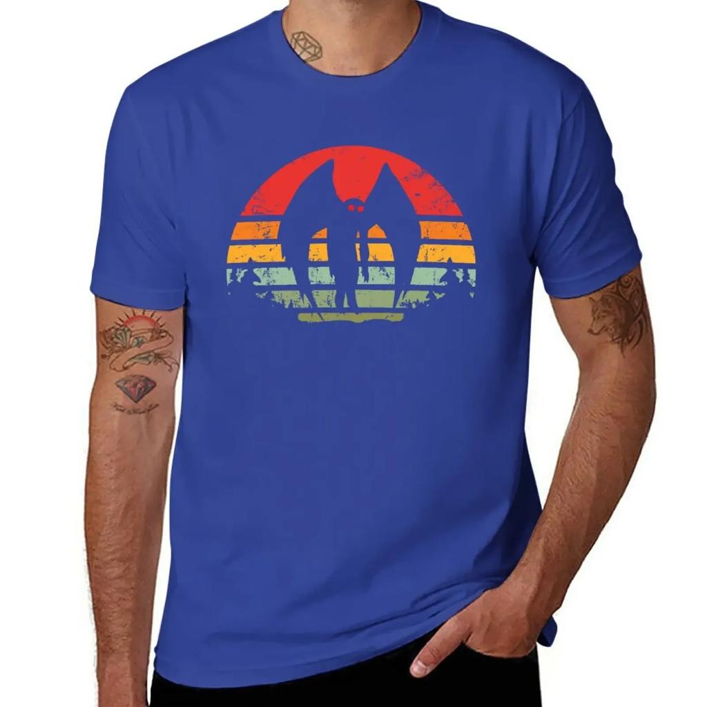 Vintage Mothman Point Pleasant Cryptid Cryptozoology Retro Mothman T-Shirt Blouse quick drying tshirts for men