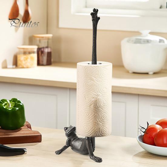 Paper Towel Stand with Stable Base Creative Animal Shaped Free Standing Tissue Holder Kitchen Decoration Modeling Crafts