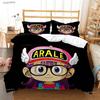 DR Slump Arale Anim Casal All Season Duvet Cover Comforter Bedding Set Soft Quilt Cover and Pillowcases Single/Double/Queen/King