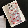 Celoplošný kryt na telefon Red Cherry pro Apple 11/12/13/14/15 Pro Max - Pevný kryt, INS styl s vlnkami