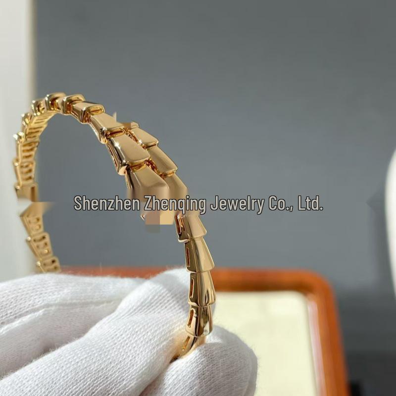 

Gold CNC Precision Carving Bracelet with Full Diamond Accents Size 17