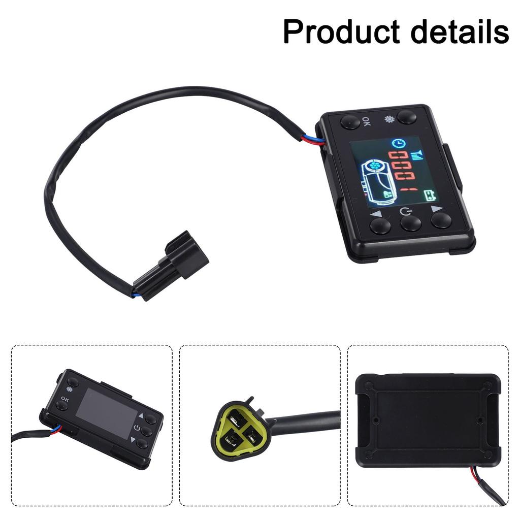 12/24V Compatibility LCD Monitor Switch Parking Heater Controller