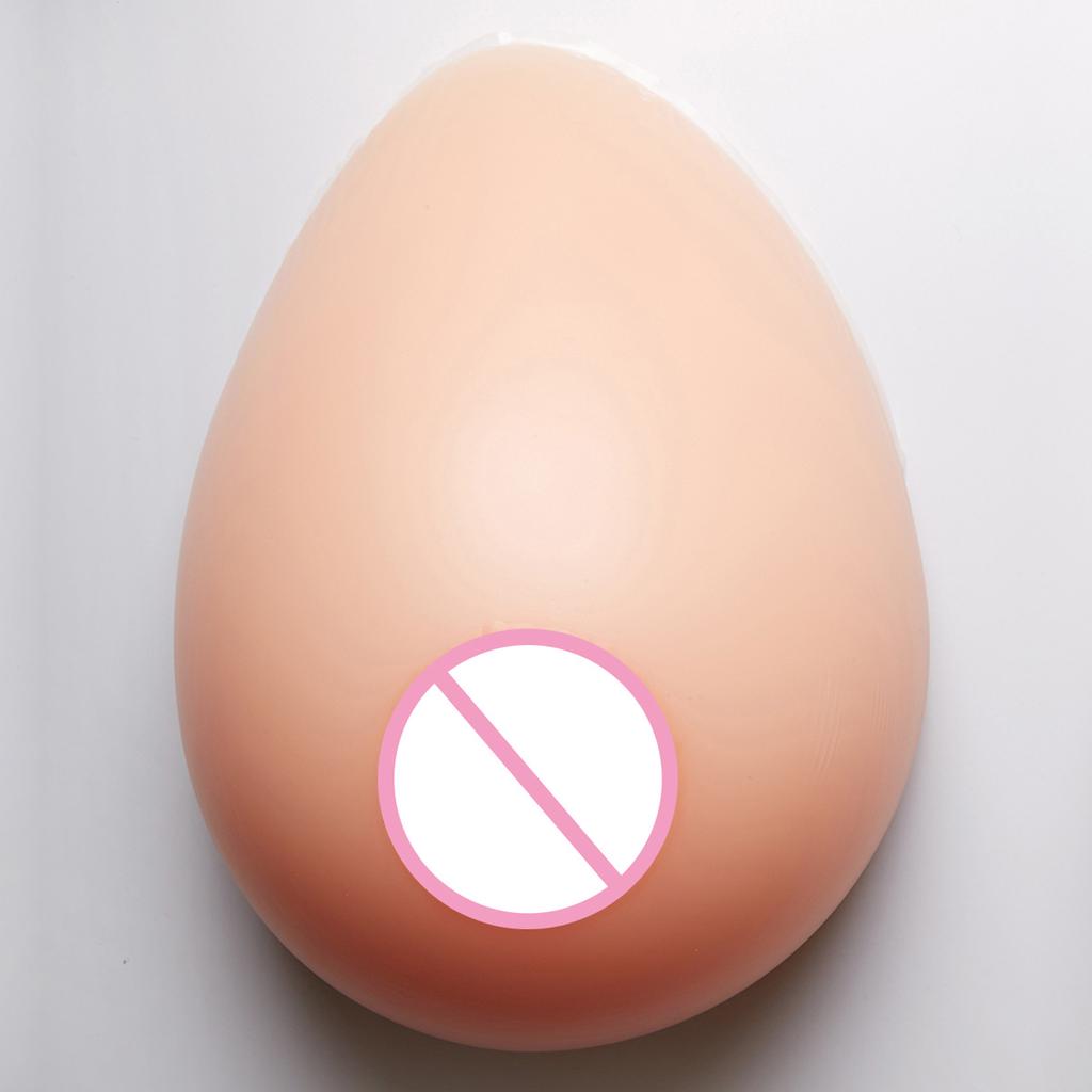 300-1600g Water Drop Shape Silicone Breast Forms Fake Boobs Breast for Cross Dresser Beauty