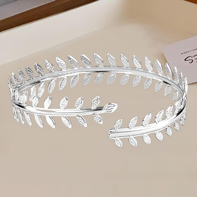 New Hot Selling Punk Fashion Open Wide Cuff Bracelet Gold-plated Arm Bracelet Women's Gift