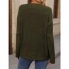 New Autumn and Winter Independent Station Loose Casual Pit Strip Long-sleeved Button T-shirt