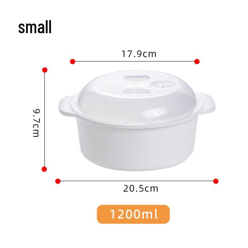 Abay Round Microwavable Lunch Box with Handles