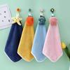 Cute Coral Fleece Hand Towels Microfiber Cute Design Fingertip Towels Super Absorbent Super Absorbent Towels Bathroom Use