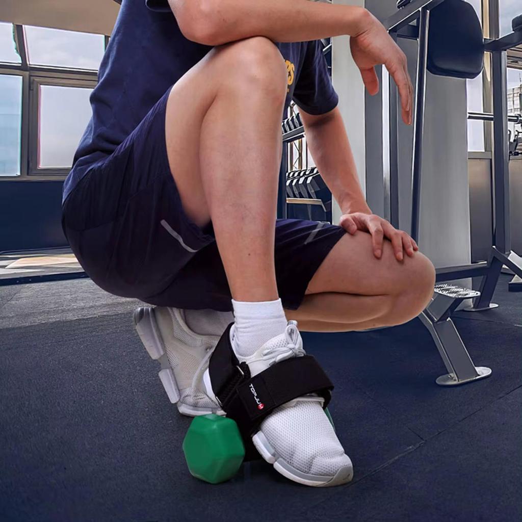 Adjustable Dumbbell Foot Strap Comfortable Sturdy Tibialis Trainer Shin Assist Ankle Buckle Weight Lifting Webbing Workout