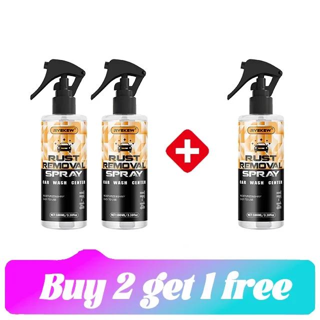 QC19 Car Paint Wheel Hub Iron Powder Rust Remover Car Rust Removal Without Damaging The Paint Removing Yellow Spots Cleaning Car