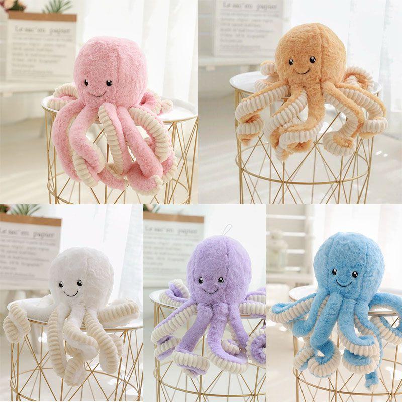 Adorable 15.7'' Octopus Plush Stuffed Toy Pillow For Kids And Home Decor
