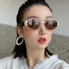 Women's Sunglasses, Oval Metal Sunglasses, Men's and Women's Fashion Sunglasses