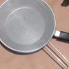 Stainless Steel Flour Sifter Handheld Fine Mesh Sieves Powder Colander 33Cm Rust Resistant Splash-Proof Cake Baking Filter