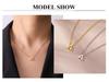 Cazador Stainless Steel A-Z Initial Letter Necklace for Women Alphabet Choker Chain Jewelry Birthday Gifts New Trend 2026