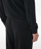 Musinsa Standard Brushed Two-Tuck Wide Hidden Elastic Waist Slacks [Black]