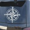 Kompass-Muster-Auto-Aufkleber, reflektierender LKW-Fenster-Dekorationsaufkleber