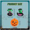 24/48 Stuks Halloween Rubberen Eendjes Met Pompoen Doos Accessoires Jeep Eendjes Speelgoed Voor Kinderen Halloween Feest Bedankjes