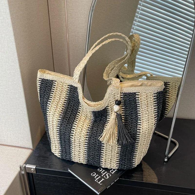 Woven New High-Quality Bags For Women Internal Zipper Compartment Fashion Large Capacity Shoulder Bags For Women