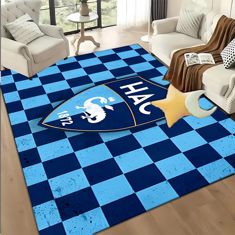 1PC Le Havre Crest Heritage Floor Mat for Living Room, Game Rooms, Office, Bedroom, Office Floor Mat Playful Design, Christmas fan gifts